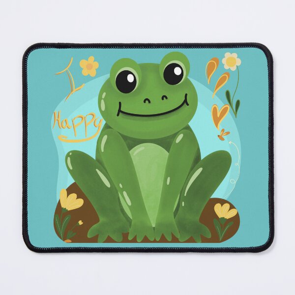 Item preview, Cute Green Frog Cartoon designed and sold by LifeTU.