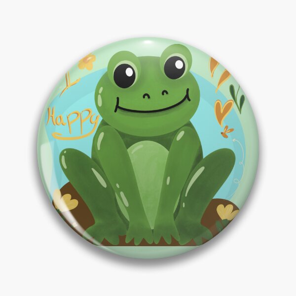 Item preview, Cute Green Frog Cartoon designed and sold by LifeTU.