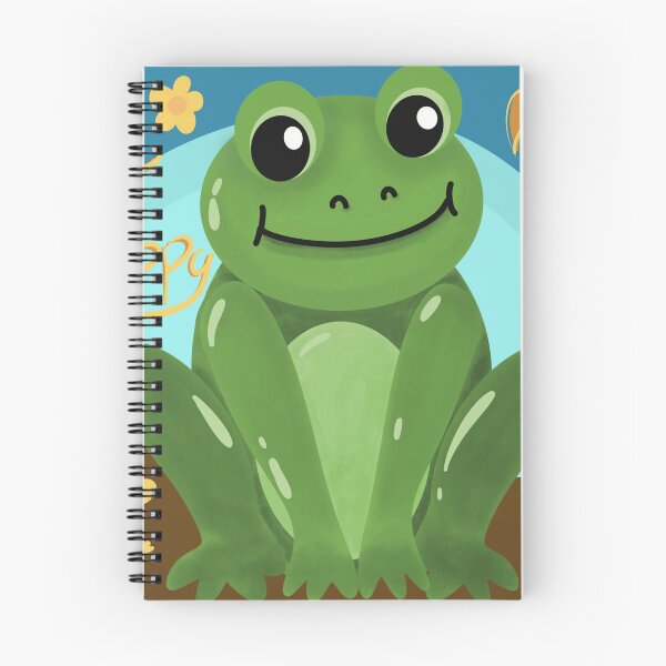 Item preview, Cute Green Frog Cartoon designed and sold by LifeTU.