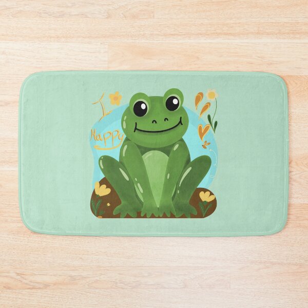 Item preview, Cute Green Frog Cartoon designed and sold by LifeTU.
