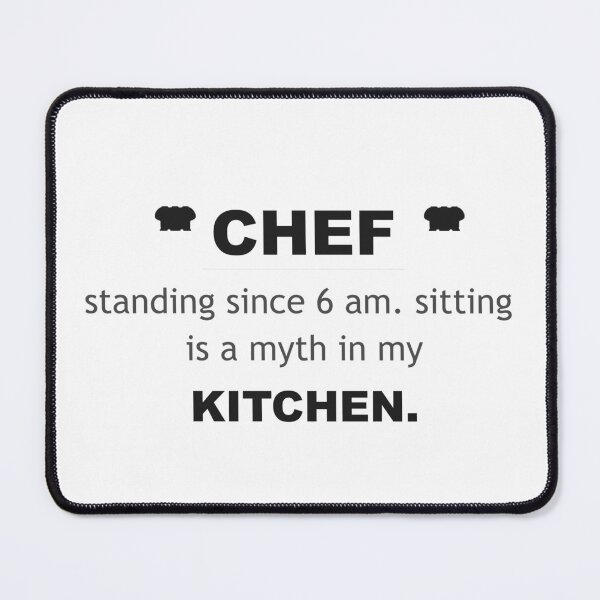 Item preview, WhumbleCo Funny Chef Gift | Standing since 6 AM designed and sold by WhumbleCo.
