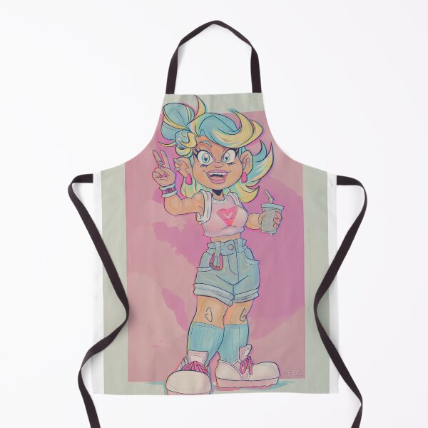 Item preview, Y2K Pastel Streetwear Skater Girl Cartoon Art designed and sold by MythosAndMirth.