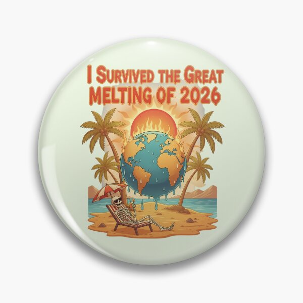Item preview, I Survived The Great Melting Of 2026 Skeleton Beach Sunset designed and sold by Exquisite Design Studio „Paculówka”.