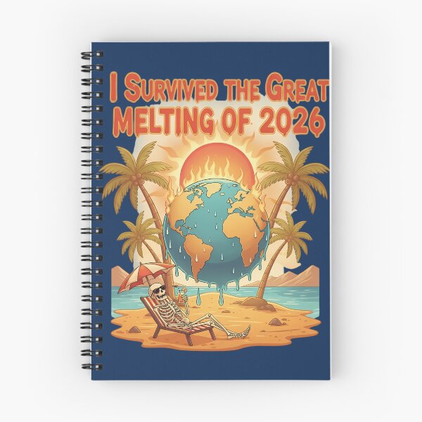 Item preview, I Survived The Great Melting Of 2026 Skeleton Beach Sunset designed and sold by Exquisite Design Studio „Paculówka”.