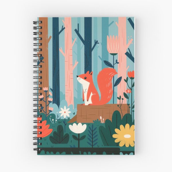 Item preview, Squirrel in the Painted Forest designed and sold by Dusk Atelier.