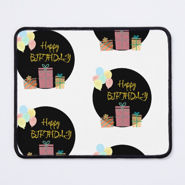 Item preview, Minimal Happy Birthday Typography Design designed and sold by Swati's Digital Den.