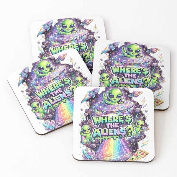 Item preview, Whrere's the Aliens  designed and sold by Looplk.