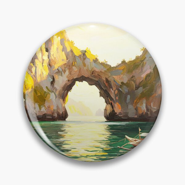 Item preview, Palawan Golden Cove Limestone Arch Oil Painting Art designed and sold by Francis & May.