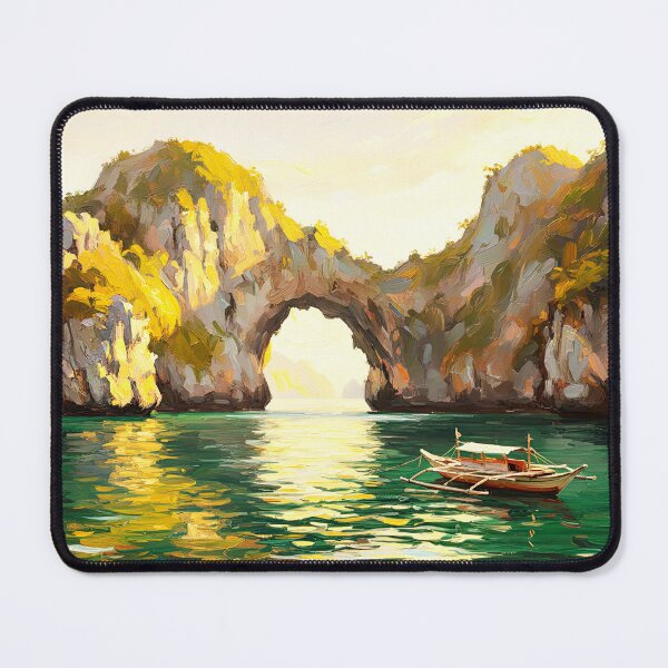 Item preview, Palawan Golden Cove Limestone Arch Oil Painting Art designed and sold by Francis & May.