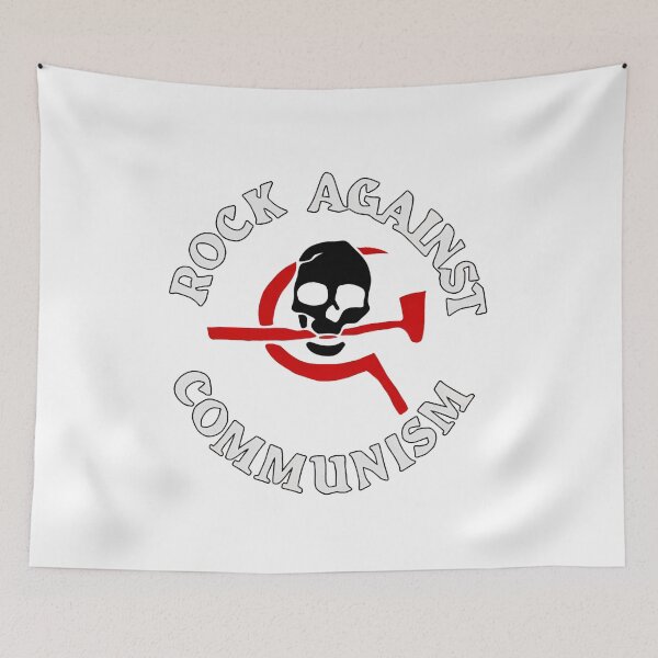 Item preview, Rock Against Communisms Skull Hammers Sickle designed and sold by oriMarchive.