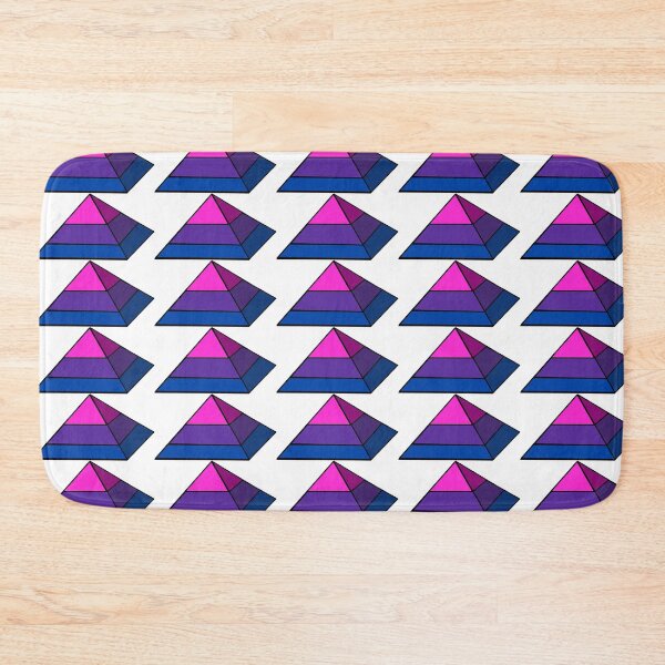Item preview, Pyramid Pride Flag Bisexual designed and sold by HarveyHandcraftsandDesigns.
