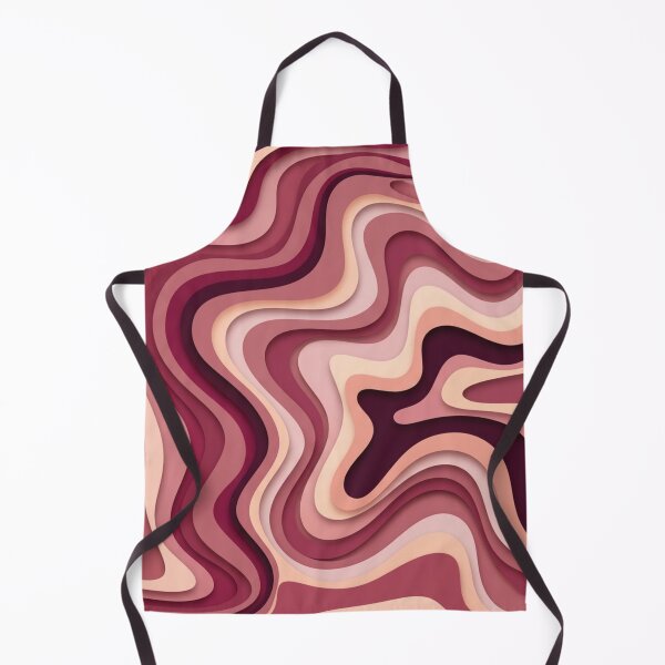 Item preview, Liquid Swirl Retro Abstract in pinks and berry tones, Light Blush, Cream, and White designed and sold by Differenceee.