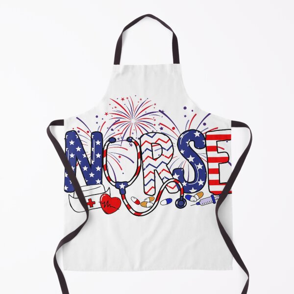 Item preview, American Nurse 4th of July Nurse Stethoscope Nursing Womens T-Shirt designed and sold by DArtfulStudio.