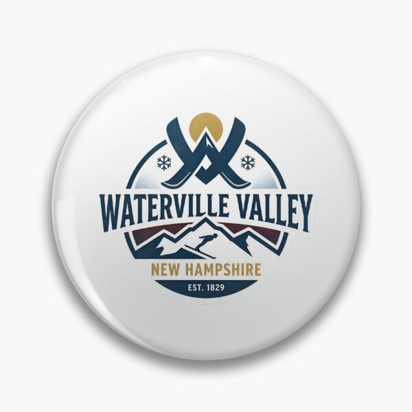 Item preview, Vintage Waterville Valley New Hampshire Retro Mountain Crest designed and sold by Zayn Studio.