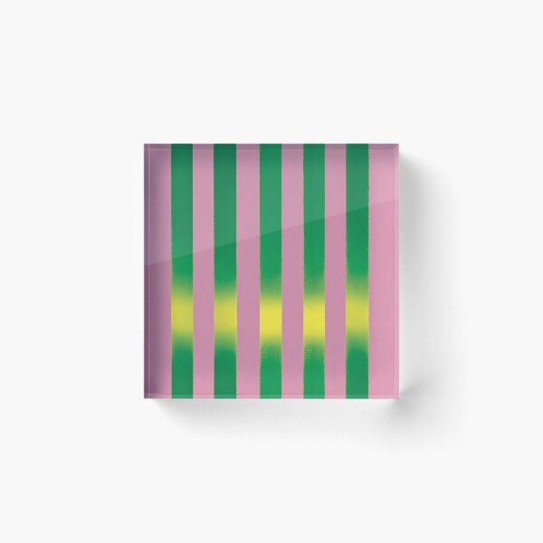 Item preview, Pink Green Candy Stripe Glow designed and sold by bubblegoth.
