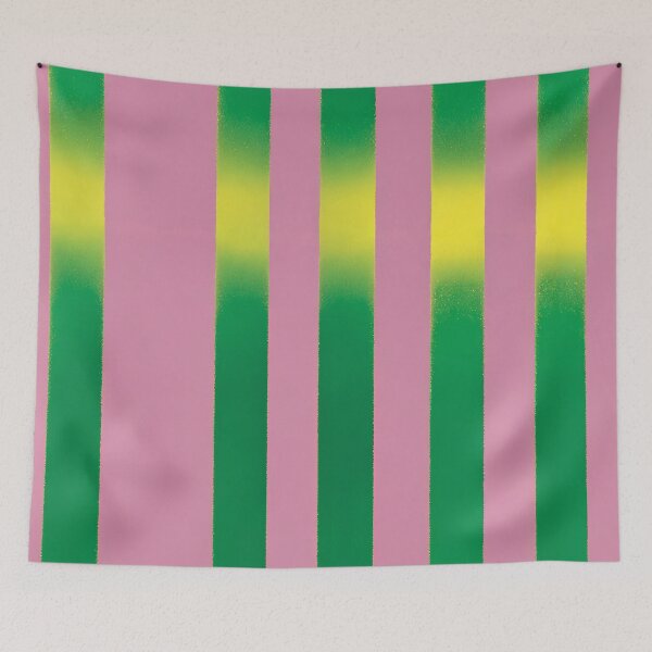 Item preview, Pink Green Candy Stripe Glow designed and sold by bubblegoth.