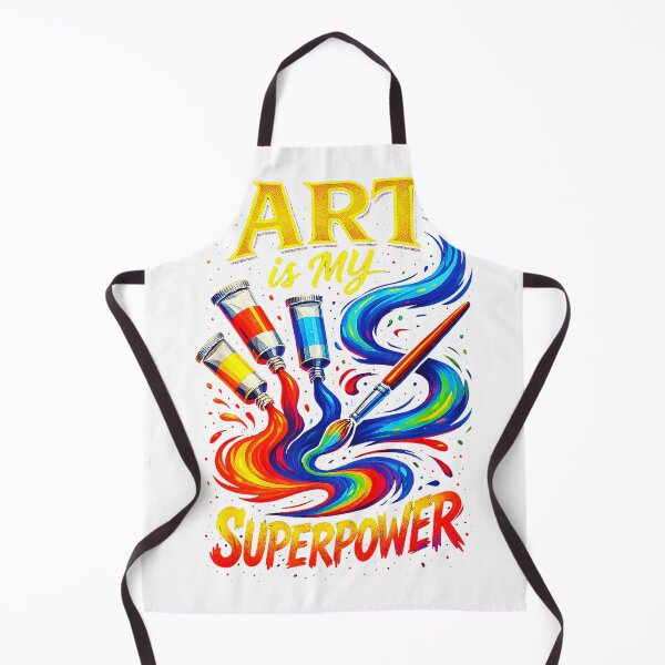 Item preview, Art is My Superpower - Funny Art Teacher Design T-Shirt designed and sold by Badriiiii.
