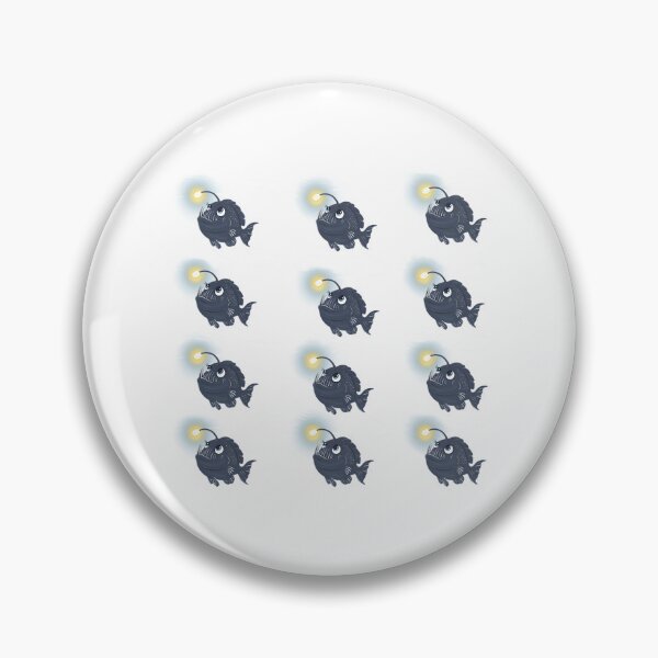 Item preview, Brave Little Anglerfish Seamless Pattern designed and sold by opefultinen.