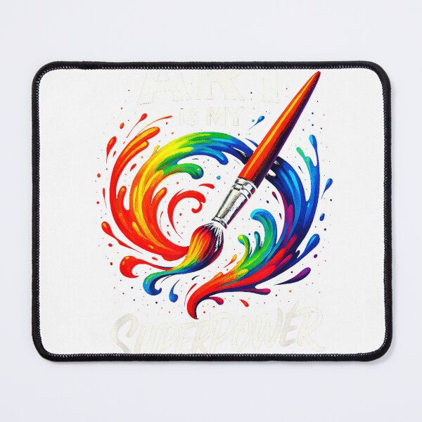Item preview, Art is My Superpower - Funny Teacher Artist Painting T-Shirt designed and sold by Ascendly.