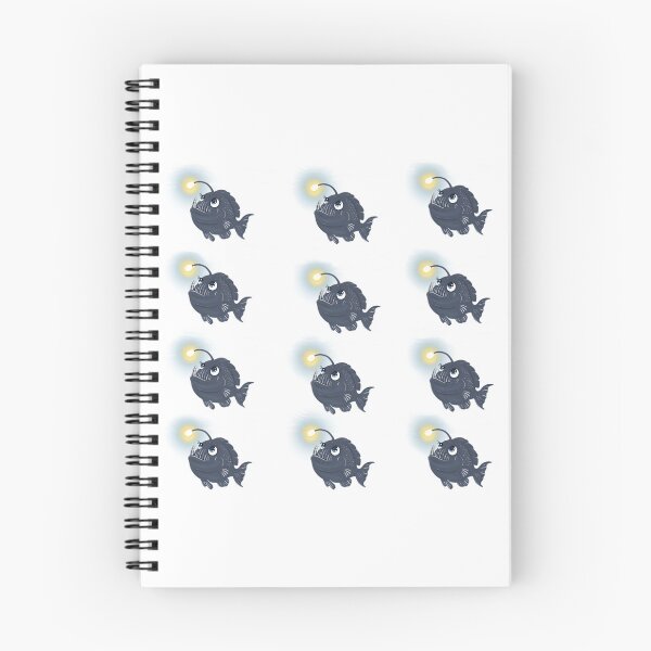 Item preview, Brave Little Anglerfish Seamless Pattern designed and sold by opefultinen.