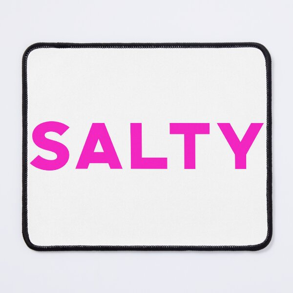 Item preview, Salty Typography Sticker | Pink Retro Lettering | Funny Attitude Aesthetic | Cute Waterproof Vinyl Decal or t-shirt designed and sold by PIXEL POP DESIGNS - Beyond the Norm!.