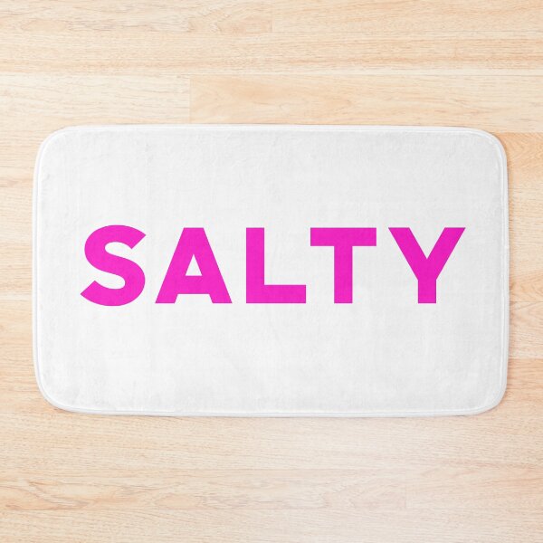 Item preview, Salty Typography Sticker | Pink Retro Lettering | Funny Attitude Aesthetic | Cute Waterproof Vinyl Decal or t-shirt designed and sold by PIXEL POP DESIGNS - Beyond the Norm!.