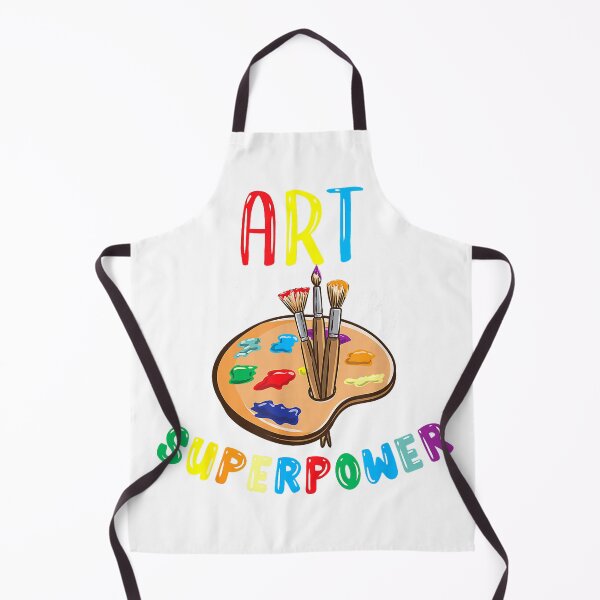 Aperçu de l'œuvre T-shirt « L’art est mon super-pouvoir » pour professeur d’art créée et vendue par kevincuellar.