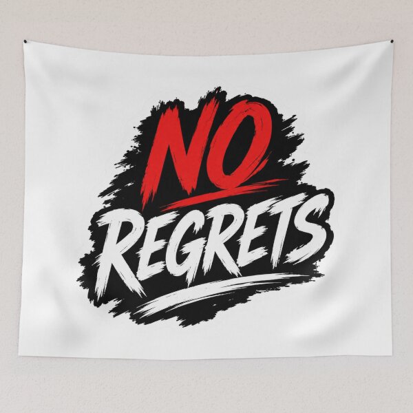 Item preview, No Regrets designed and sold by MR4me.