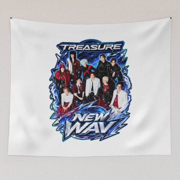 Item preview, TREASURE NEW WAV Main Character Energy Kpop Fan Art designed and sold by Valeree Store.