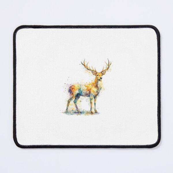 Item preview, Geometric Watercolor Deer designed and sold by ZippyVibes81.