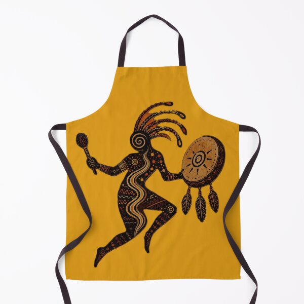 Aperçu de l'œuvre Danseur du tambour sacré et du hochet créée et vendue par Wiredart.
