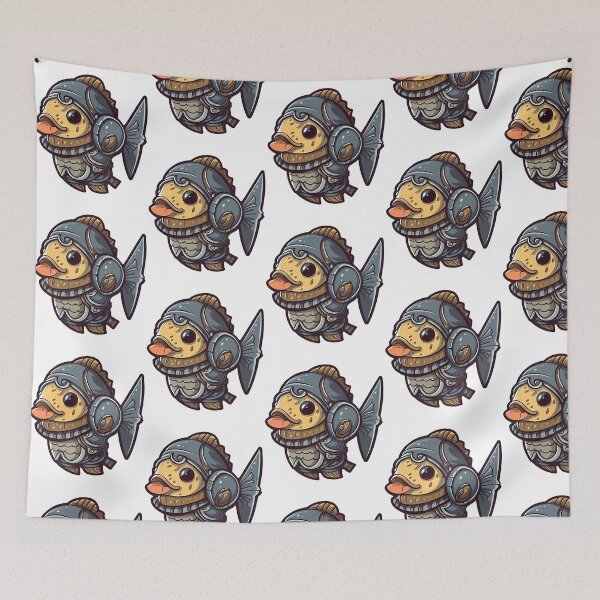 Item preview, Dnd Inspired Fish In Armor designed and sold by opefultinen.