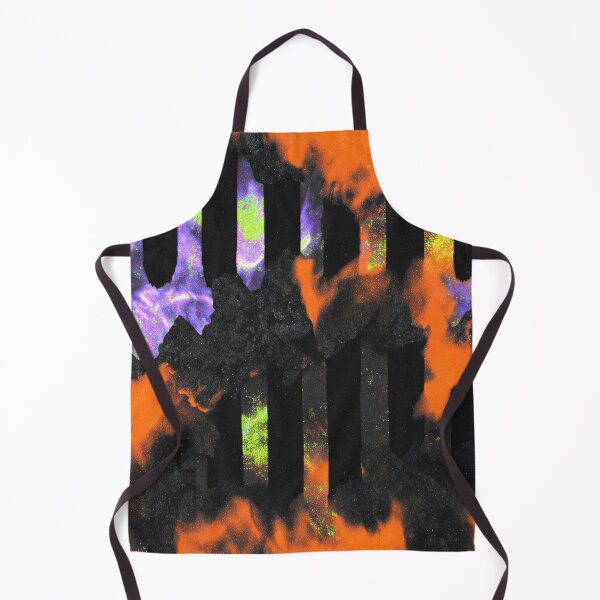 Item preview, Neon Daisies Behind Black Stripes designed and sold by bubblegoth.