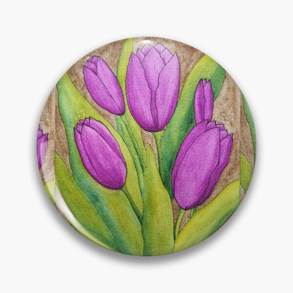 Item preview, Soft Purple Tulips  designed and sold by Paintedhues.
