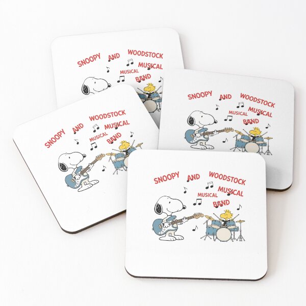 Item preview, Snoopy and Woodstock Rock Band Music designed and sold by catlolistore.