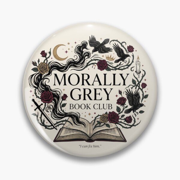 Item preview, Morally Grey Book Club BookTok Dark Romance Reader designed and sold by Whimwick.