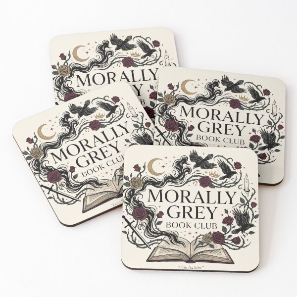 Item preview, Morally Grey Book Club BookTok Dark Romance Reader designed and sold by Whimwick.