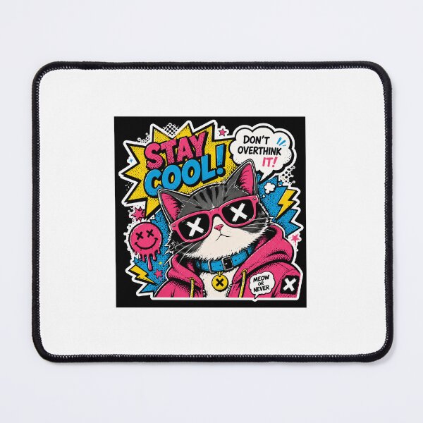 Item preview, ​Stay Cool: The Ultimate Meow-tivation designed and sold by Jamunakala1.
