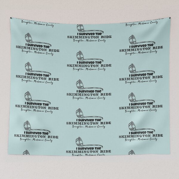 Item preview, The Skimmington Ride (on Aqua) designed and sold by PawsitiveMum3.