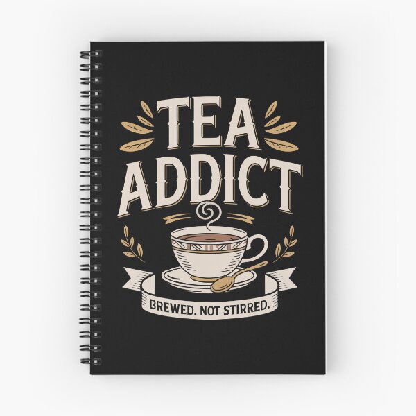 Item preview, Tea Addict Brewed Not Stirred Funny British Tea Lover Gift designed and sold by Say It With Ink.
