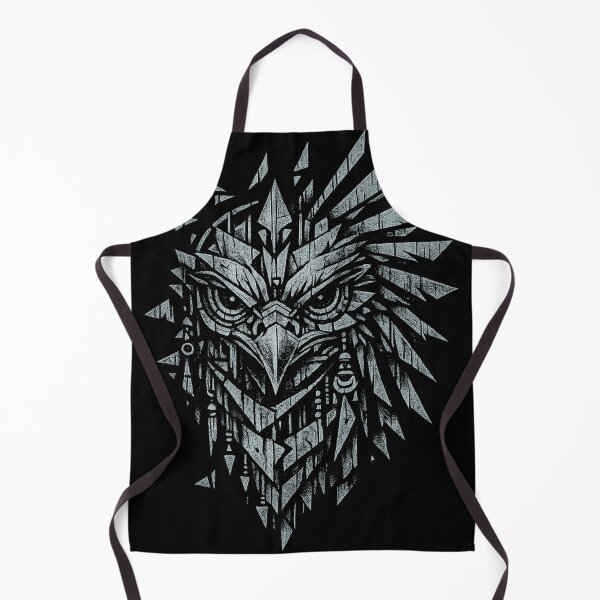 Item preview, Geometric Secretary Bird Tribal Mask - Streetwear Graphic designed and sold by JonelCrafts.