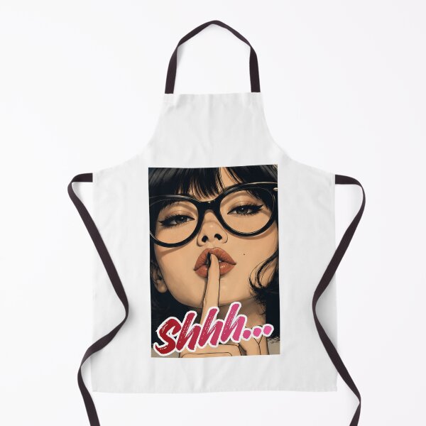Item preview, Shhh... Secret Silence Pop Art Girl T-Shirt designed and sold by Peanutspixel.