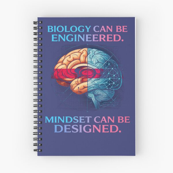Item preview, Biology Can Be Engineered Mindset Can Be Designed Neural Engineering Minimalist Graphic T-Shirt designed and sold by EIPTOW.