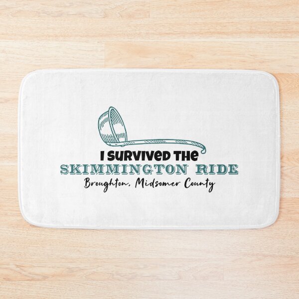 Item preview, The Skimmington Ride (Teal on White) designed and sold by PawsitiveMum3.