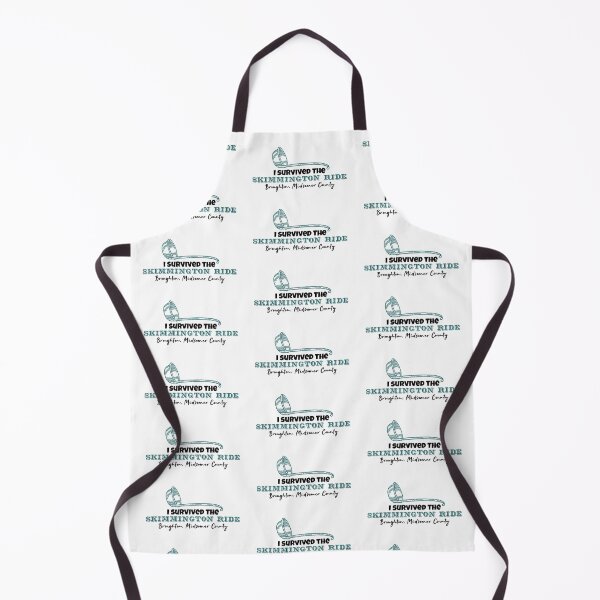 Item preview, The Skimmington Ride (Teal on White) designed and sold by PawsitiveMum3.