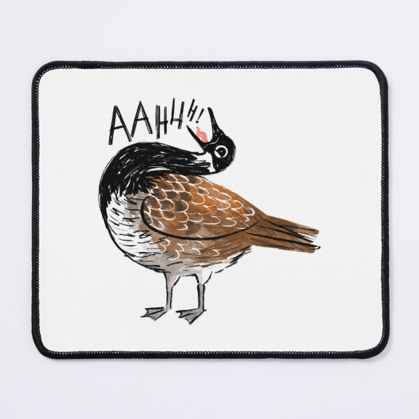 Item preview, Screaming Goose Funny Chaotic Bird Sketch Illustration designed and sold by natelledrawing.