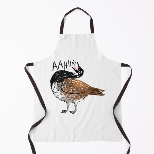 Item preview, Screaming Goose Funny Chaotic Bird Sketch Illustration designed and sold by natelledrawing.