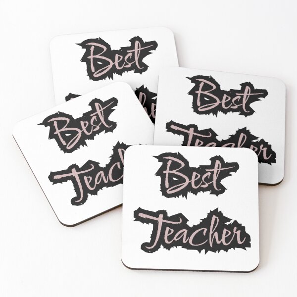 Item preview, Best Teacher – Appreciation Typography Design designed and sold by Swati's Digital Den.
