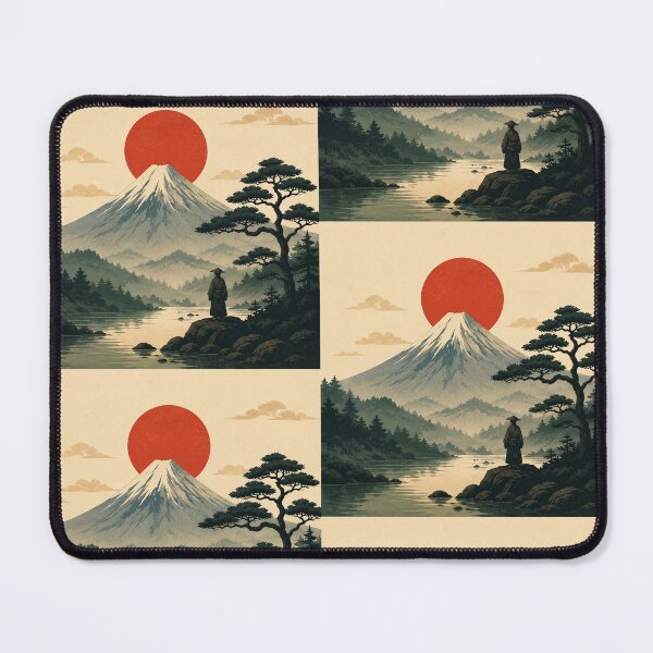 Item preview, Zen Landscape with Red Sun designed and sold by Vexo P.