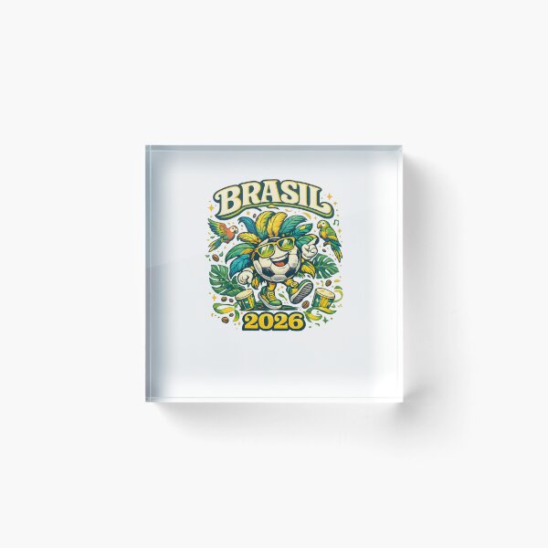 Item preview, Brazil Carnival Football 2026 Retro T-Shirt designed and sold by Drofted.